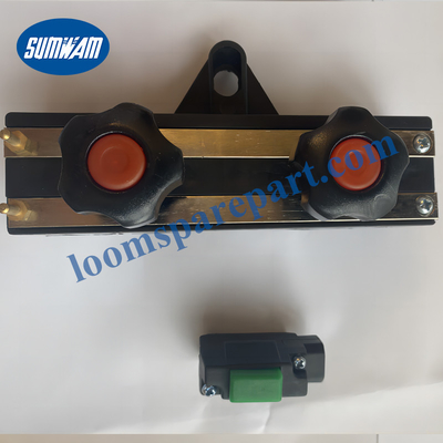 กล่องไฟฟ้า Vamatex Leonardo พร้อมชิ้นส่วนอะไหล่เครื่องทอผ้าปุ่ม