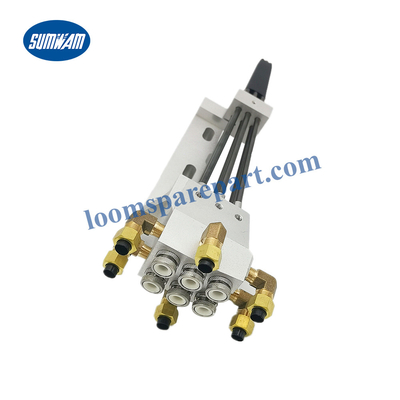 สิ่งทอ Toyota Loom อะไหล่หลักหกหัวฉีดพร้อมฐานเส้นด้ายย้อมสวิงหัวฉีด