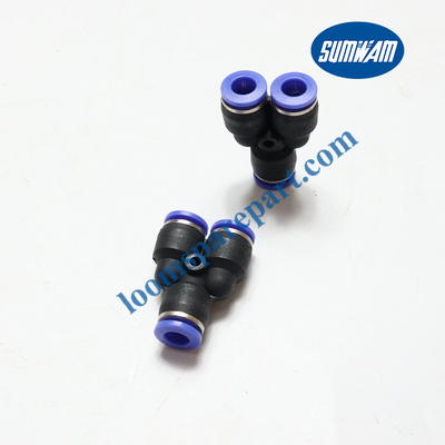Y fitting, push in fittings, picanol omni air jet loom parts