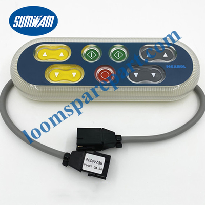 กล่องควบคุมปุ่มกดสำหรับทอผ้า Picanol Loom พร้อมไฟ LED