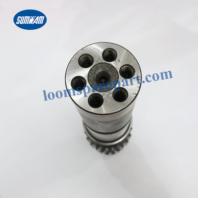 ชิ้นส่วนอะไหล่เครื่องจักรสิ่งทอของ Rapier Loom Kingtex Gear Shaft CF019B