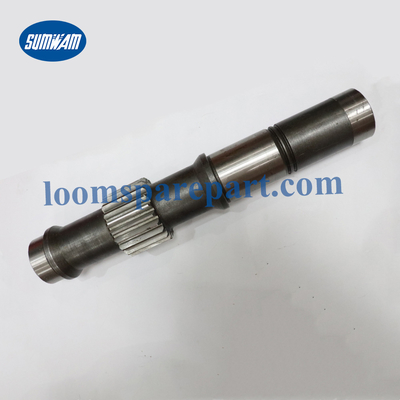 ชิ้นส่วนอะไหล่เครื่องจักรสิ่งทอของ Rapier Loom Kingtex Gear Shaft CF019B