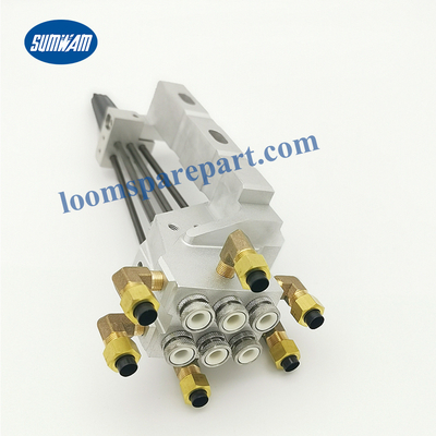 สิ่งทอ Toyota Loom อะไหล่หลักหกหัวฉีดพร้อมฐานเส้นด้ายย้อมสวิงหัวฉีด